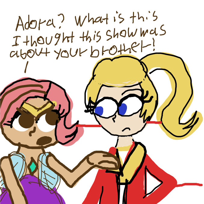 Drawing in The Roid rage show, starring Teela by HaileyS