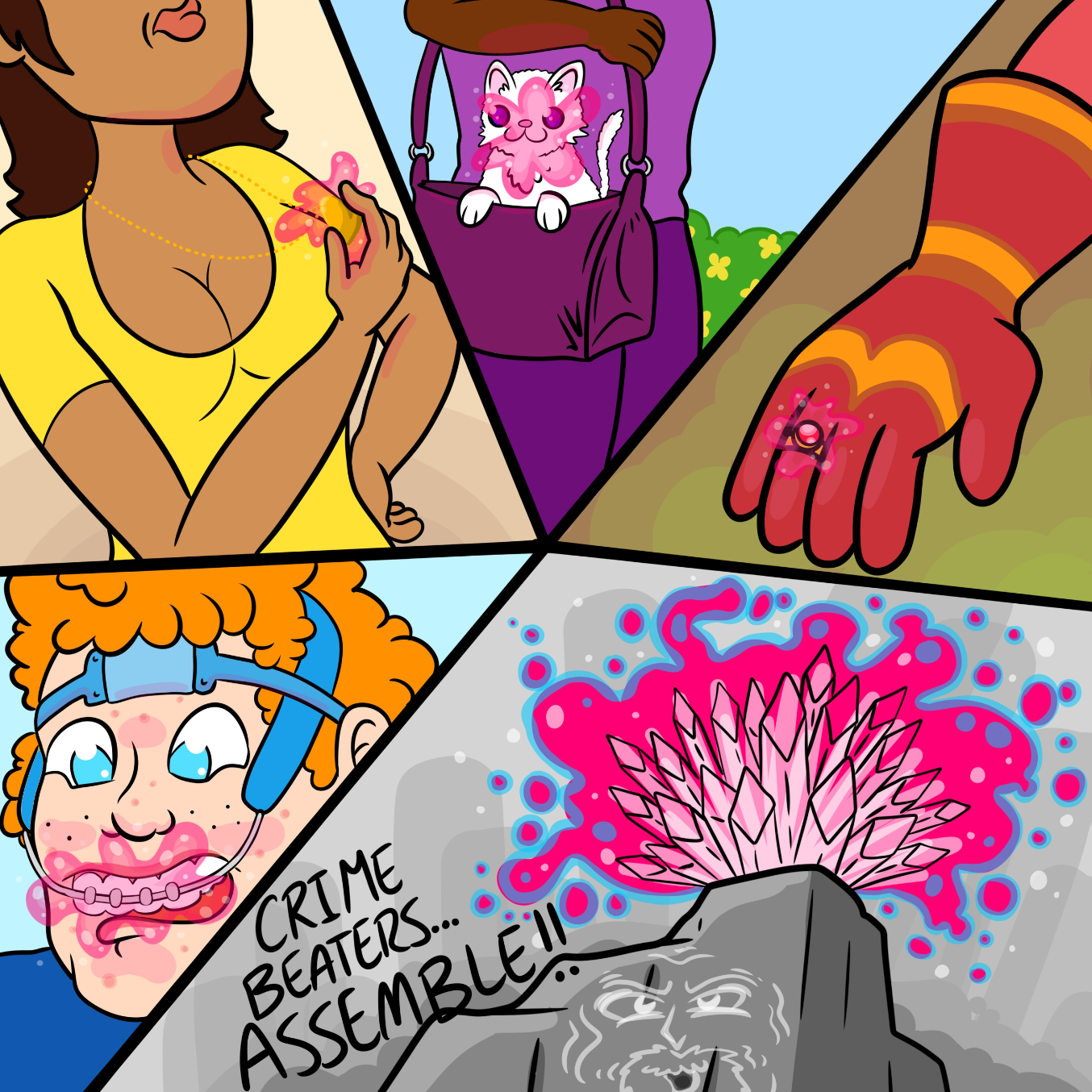 Liked webcomic Unique Powers/ Terrible Catchphrases 