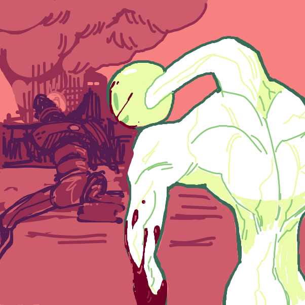 ubulus has won. now there is no hope left for mankind anymore - Online Drawing Game Comic Strip Panel by Chumky