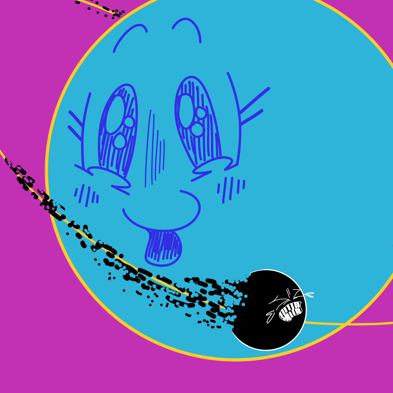 Yassss! Ring bling. - Online Drawing Game Comic Strip Panel by Wizard Croissant