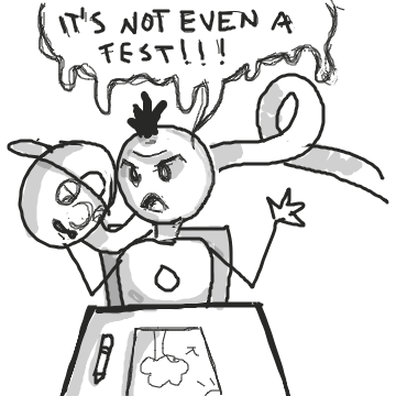 This is my third time drawing this panel ;-; - Online Drawing Game Comic Strip Panel by Bloooo