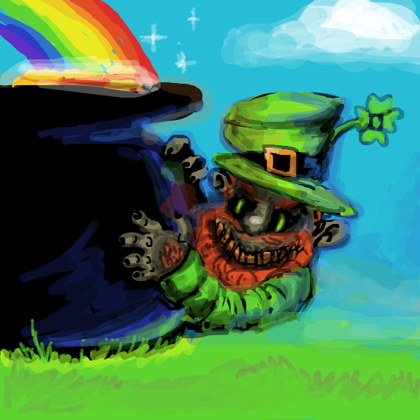 hey kid wanna buy some cereal? - Online Drawing Game Comic Strip Panel by Peyocay