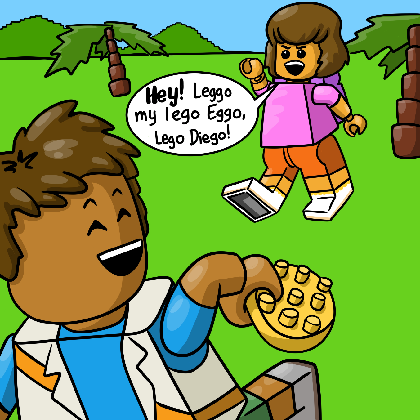  - Online Drawing Game Comic Strip Panel by Wizard Croissant