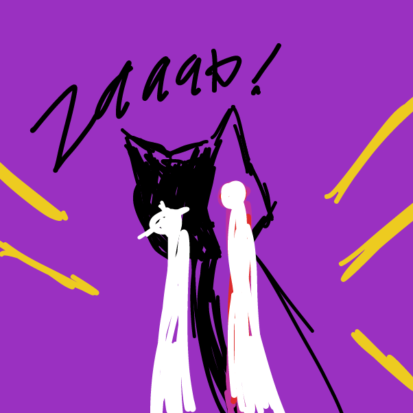 defends itself - Online Drawing Game Comic Strip Panel by MysticalCandies6