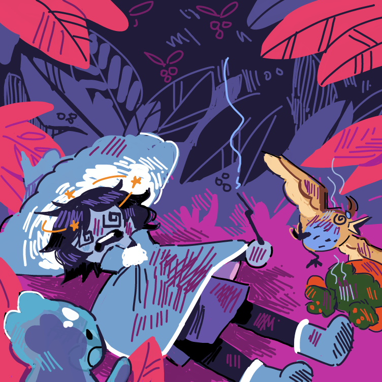 Drawing in Cloud Witch  by Cea