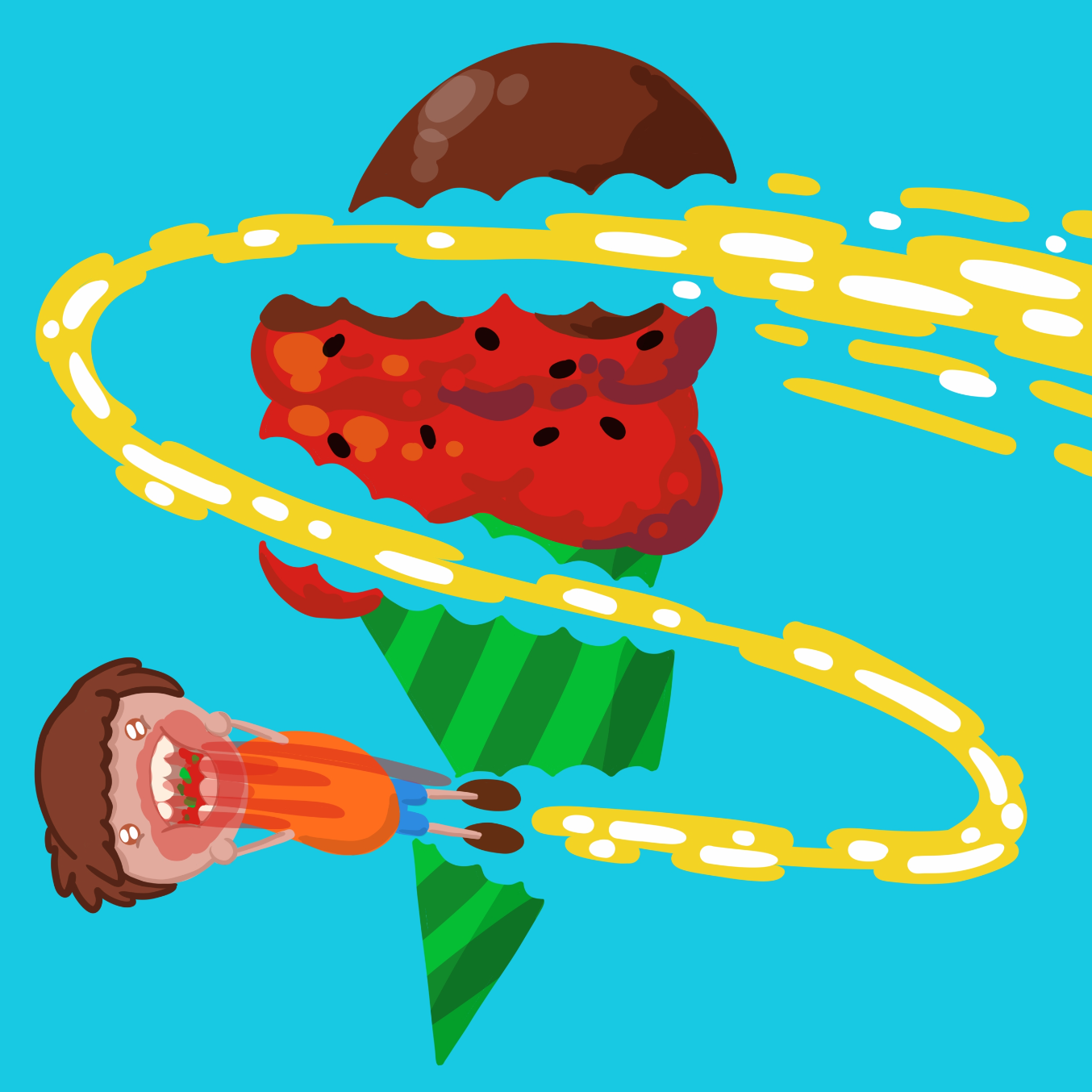  - Online Drawing Game Comic Strip Panel by Wizard Croissant