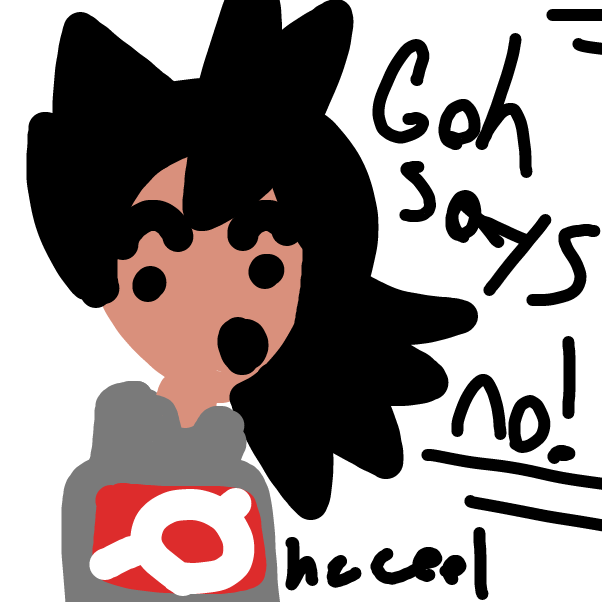 Drawing in Baby sitting an alien by Goh