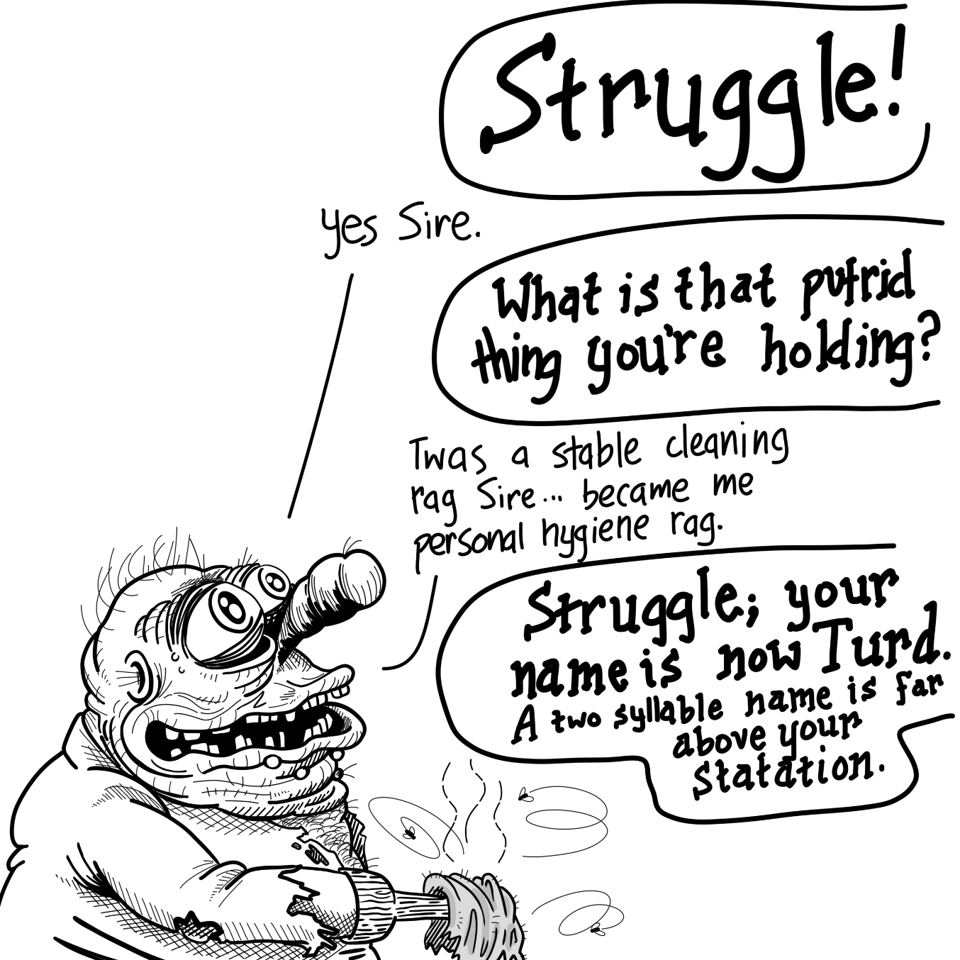  - Online Drawing Game Comic Strip Panel by Wizard Croissant