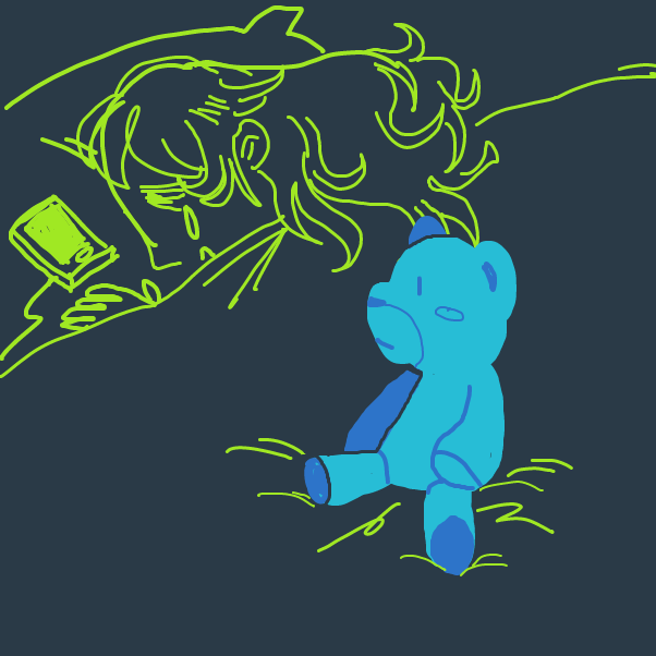 Drawing in dozing off by Chumky