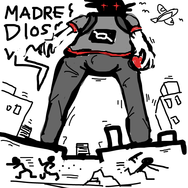 looks like them duke boys got out of this one - Online Drawing Game Comic Strip Panel by Peyocay