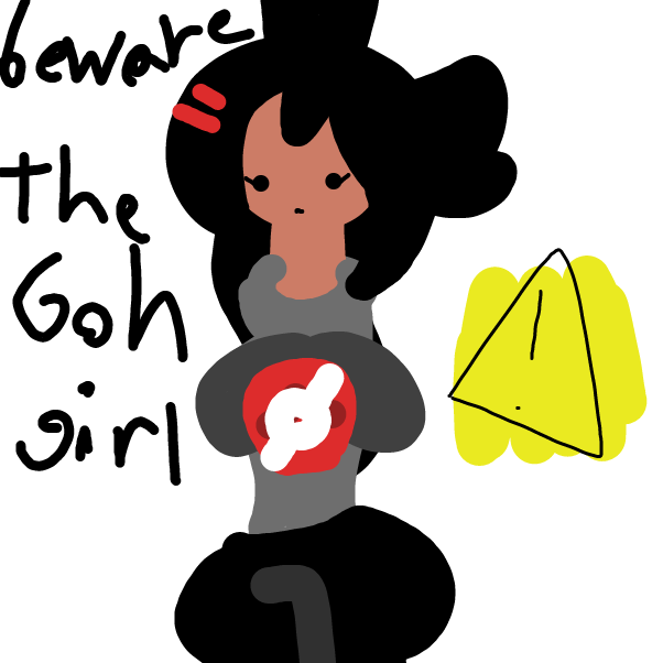 beware the Goh girl (from pokemon journeys) - Online Drawing Game Comic Strip Panel by Goh