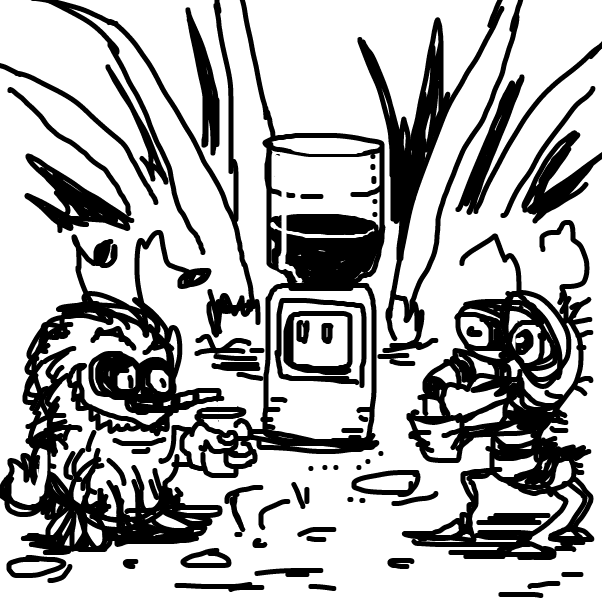 First panel in The Secret Life of Pests drawn in our free online drawing game