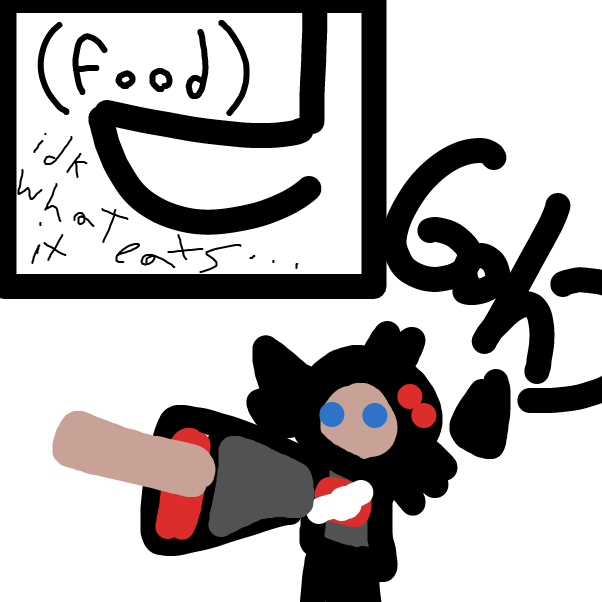 Goh from Pokemon Journeys feeds dragon dog thing - Online Drawing Game Comic Strip Panel by Goh