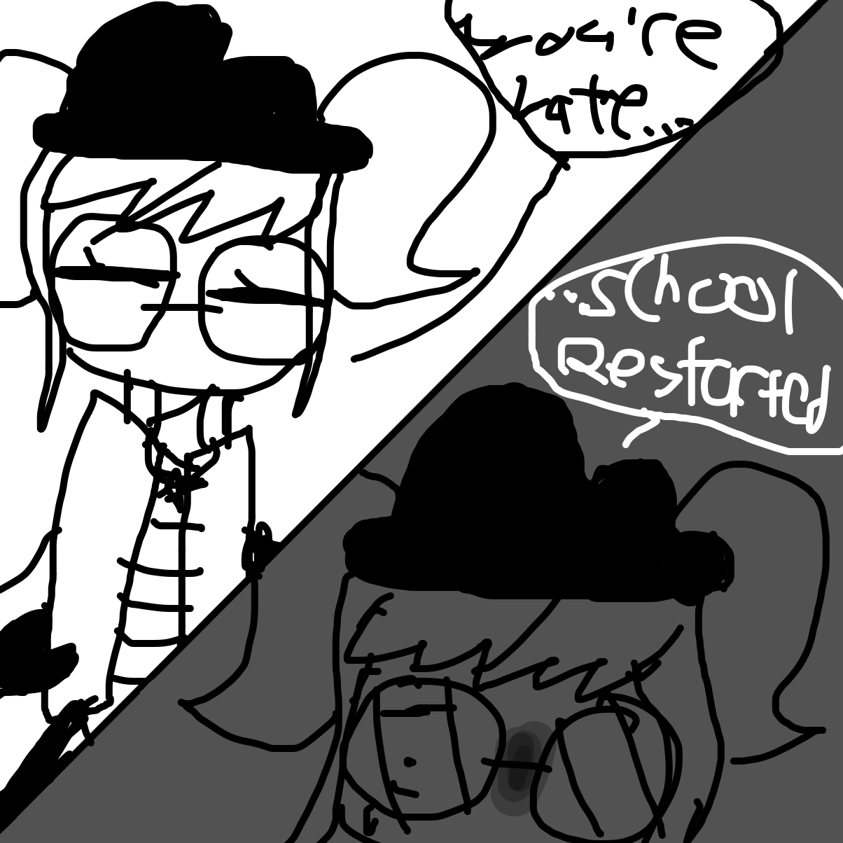 Drawing in Finals by EmoWeeb_the_Simp