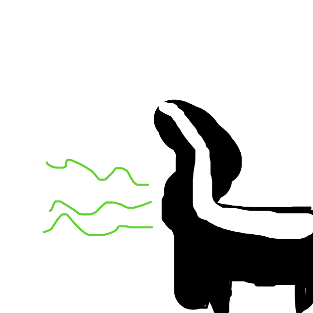 Skunk spray! - Online Drawing Game Comic Strip Panel by Monkey_HugLuv