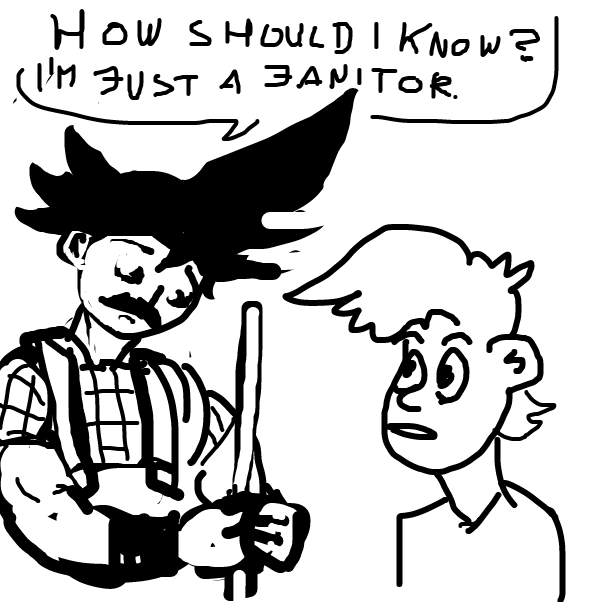 he would totally kick that bastard Bach's ass i can tell you that much - Online Drawing Game Comic Strip Panel by Peyocay