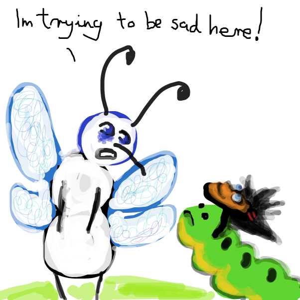 didn't you read the title? silly - Online Drawing Game Comic Strip Panel by Peyocay