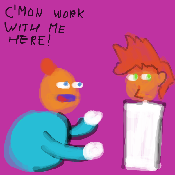 do you at least have a cat or something? - Online Drawing Game Comic Strip Panel by Peyocay