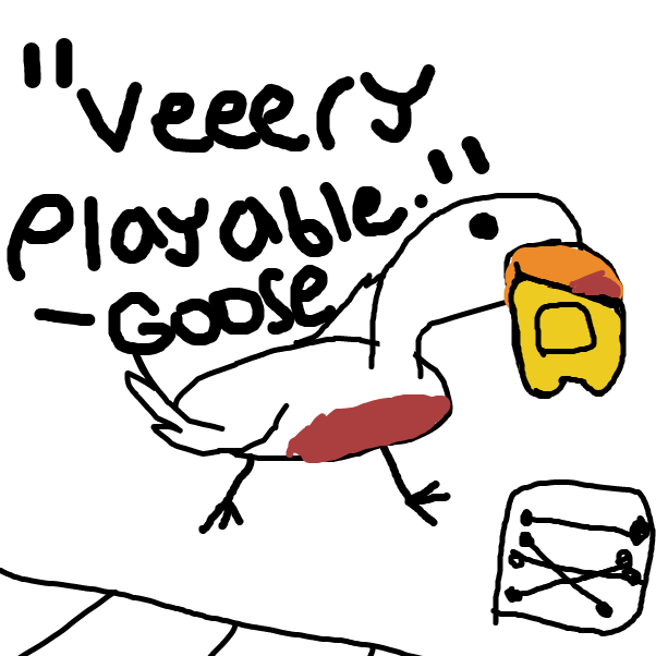 Drawing in Among Goose by notonthetin