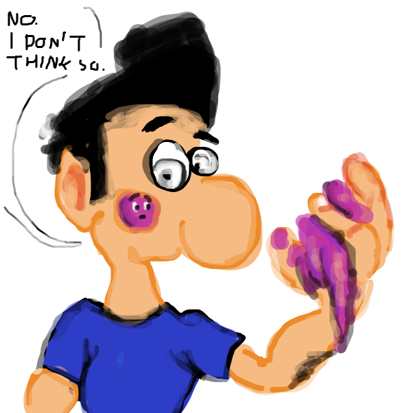 in fact i would be rather worried if i were you - Online Drawing Game Comic Strip Panel by Peyocay