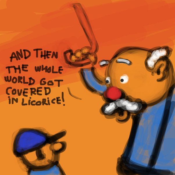 yuck! - Online Drawing Game Comic Strip Panel by Peyocay