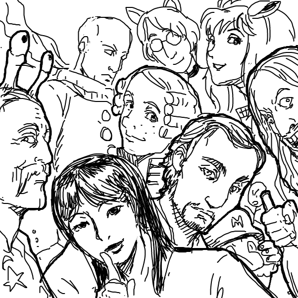  - Online Drawing Game Comic Strip Panel by Fathur