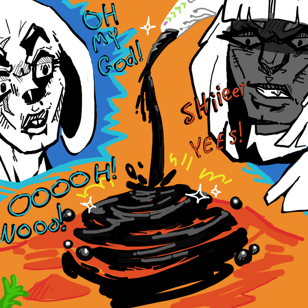  - Online Drawing Game Comic Strip Panel by Mothbunita