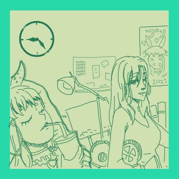  - Online Drawing Game Comic Strip Panel by Fathur