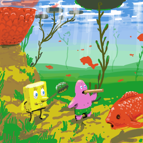  - Online Drawing Game Comic Strip Panel by Fathur