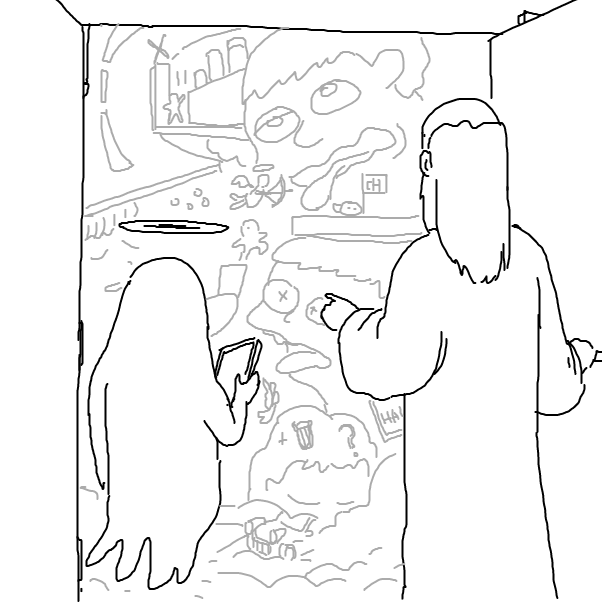  - Online Drawing Game Comic Strip Panel by Fathur