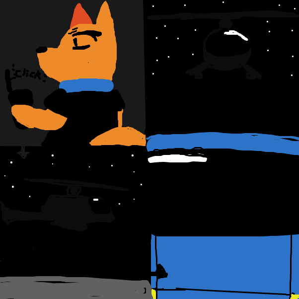 Drawing in We Have a Problem by Derren