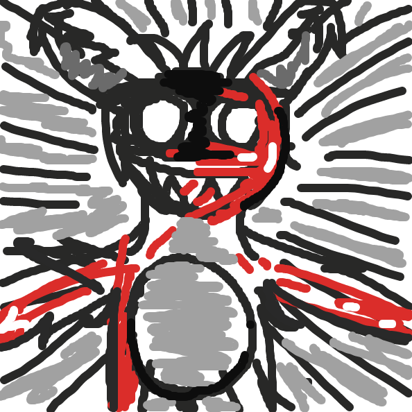 Drawing in BLOOD EVERYWHERE by assorted alvin