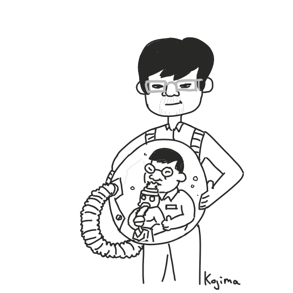 Remember the game Death Stranding? that's what the wait. . . what?  - Online Drawing Game Comic Strip Panel by Cake Emoji