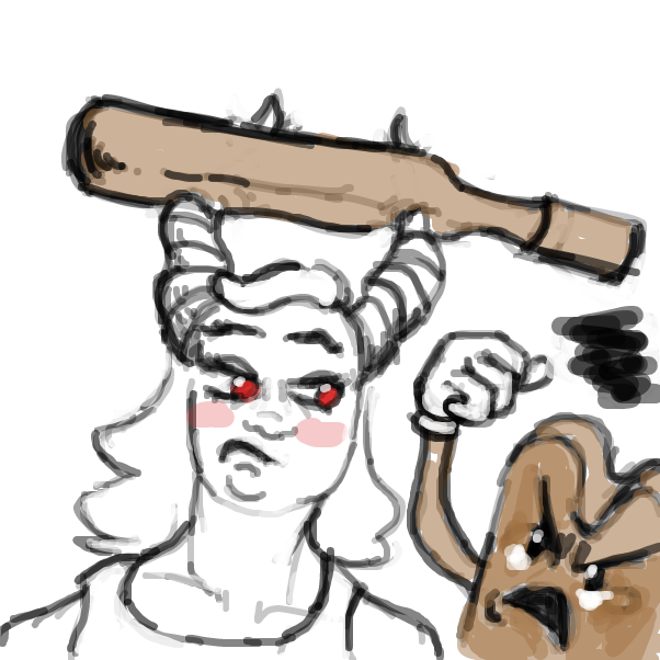 you have no power here - Online Drawing Game Comic Strip Panel by Peyocay