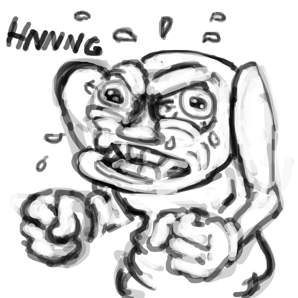 its like giving birth - Online Drawing Game Comic Strip Panel by Peyocay