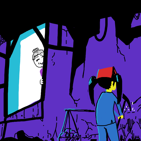  - Online Drawing Game Comic Strip Panel by Fathur