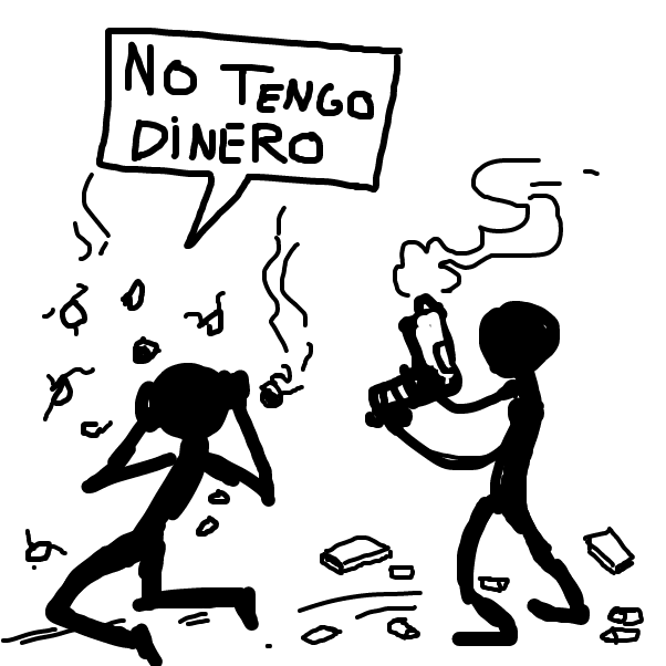 and other spanish words - Online Drawing Game Comic Strip Panel by Peyocay