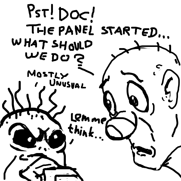 I have no idea who these guys are - Online Drawing Game Comic Strip Panel by Peyocay