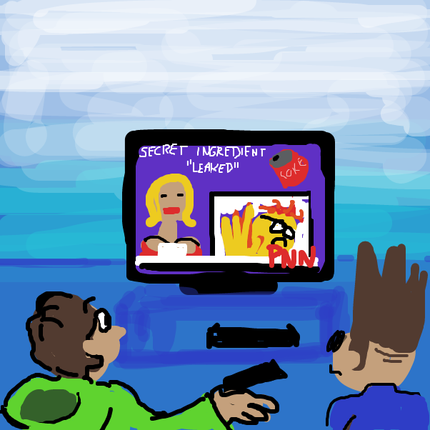 Skunk Co. CEO  Raymond "The Snake" Skunk refused to comment - Online Drawing Game Comic Strip Panel by Peyocay