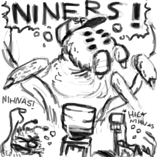 NINERS!!! - Online Drawing Game Comic Strip Panel by Peyocay