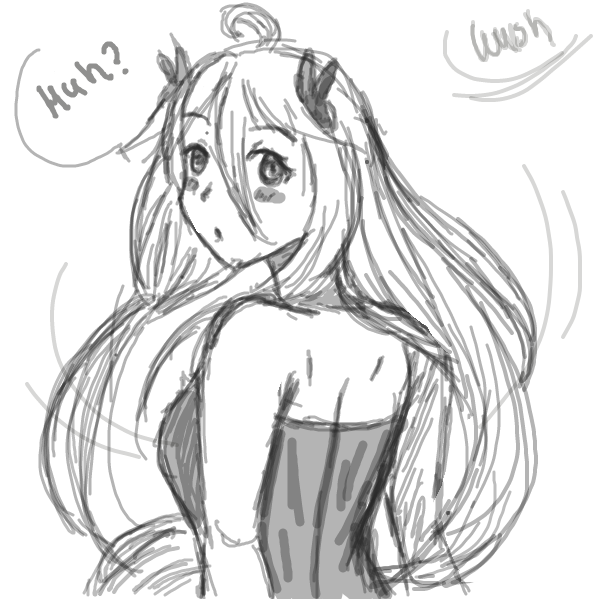 Drawing in nothingness by Mizuki-chan