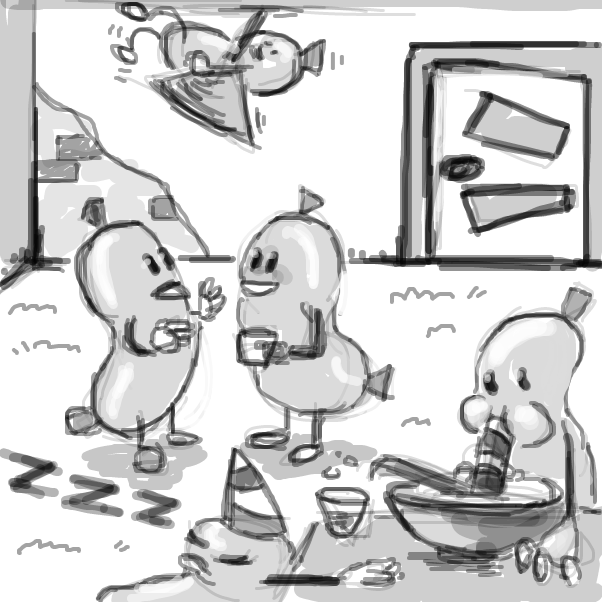  - Online Drawing Game Comic Strip Panel by Peyocay