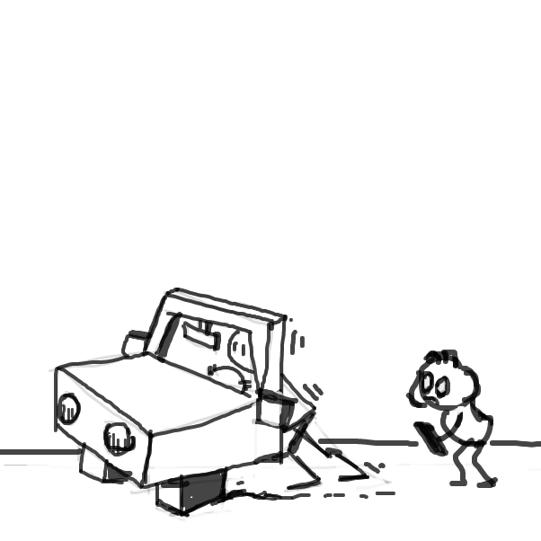 well im off - Online Drawing Game Comic Strip Panel by Peyocay