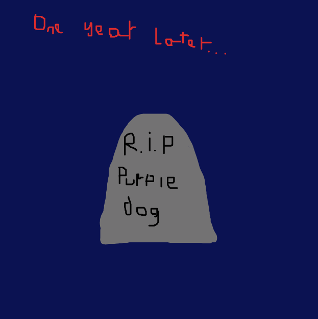 The dog has died... - Online Drawing Game Comic Strip Panel by Monkey_HugLuv