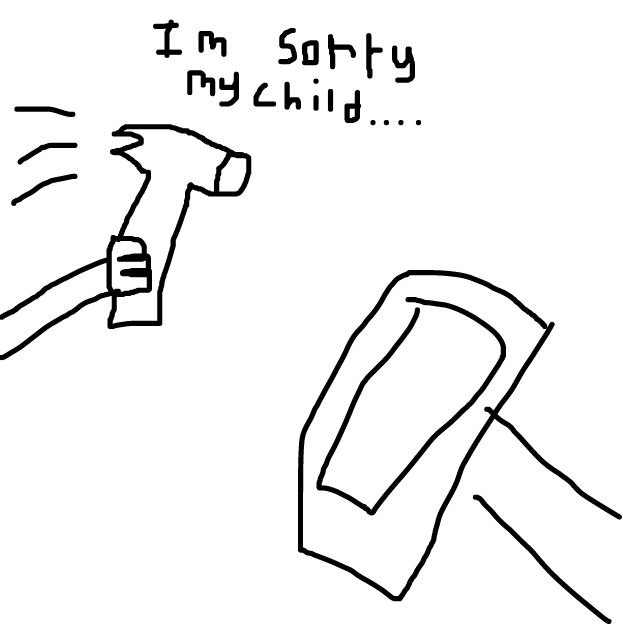 He is going to smash his computer killing his creation - Online Drawing Game Comic Strip Panel by Monkey_HugLuv