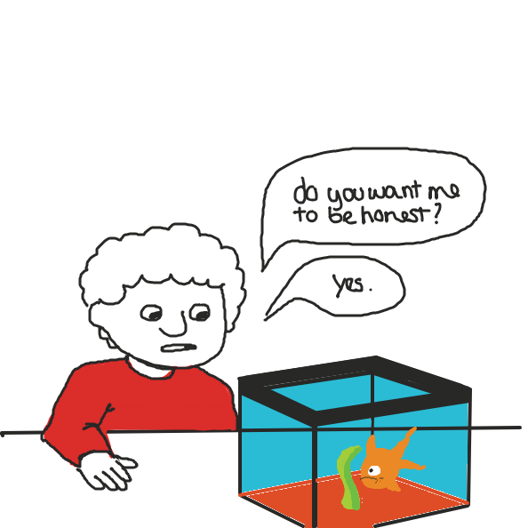 Drawing in Ep 1 fish life by prick