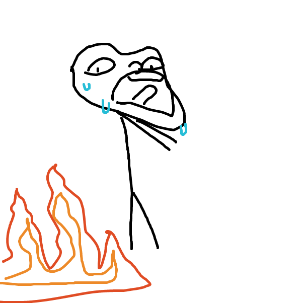 Drawing in troll face tragety by RexTheHusky