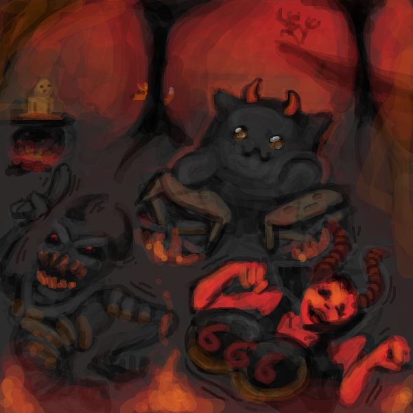 It's the devils music! - Online Drawing Game Comic Strip Panel by Peyocay