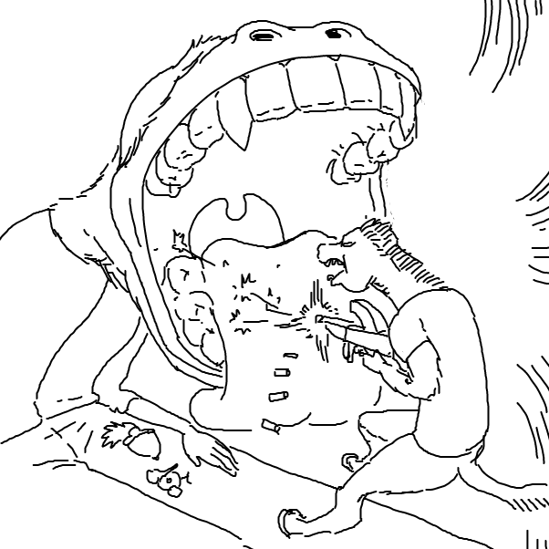  - Online Drawing Game Comic Strip Panel by Fathur