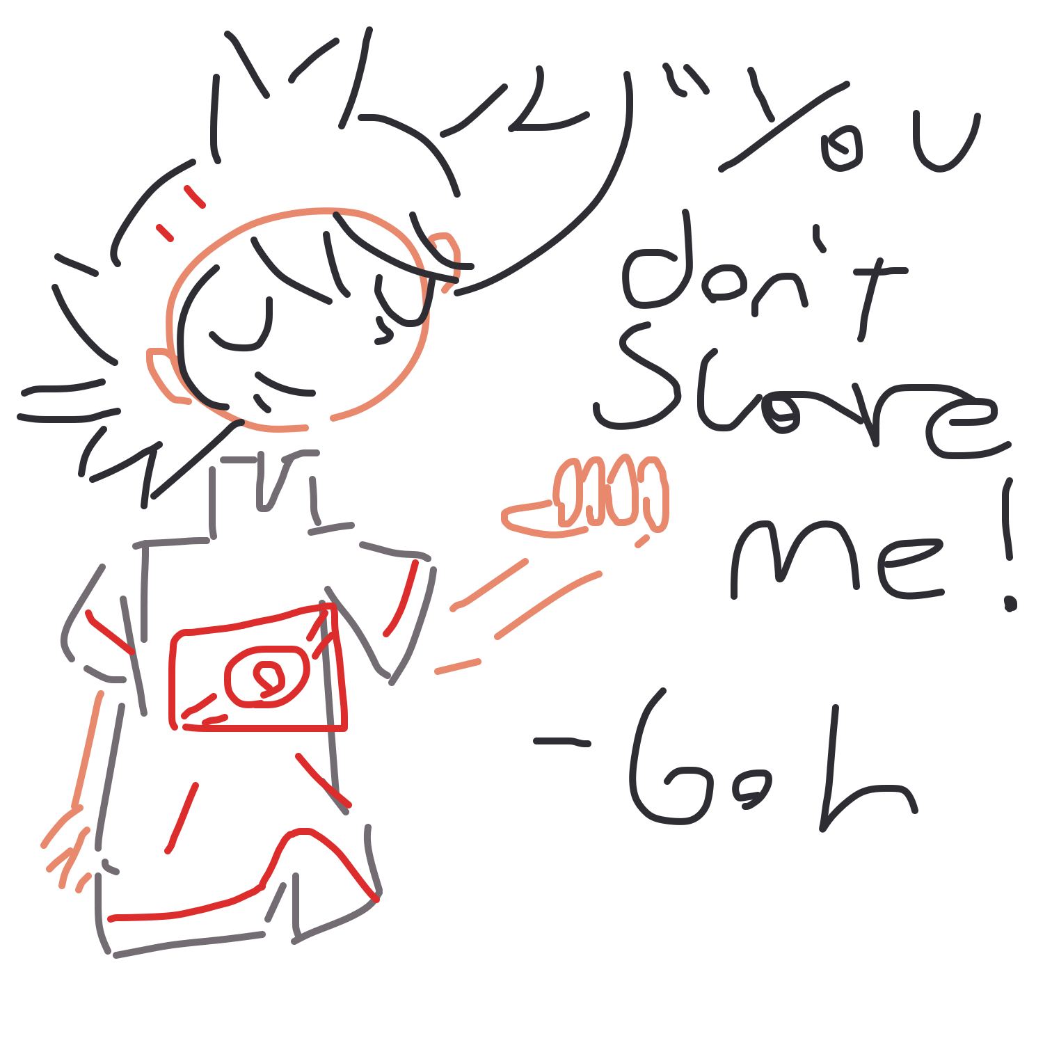 It doesn't scare Goh from Pokemon Journeys - Online Drawing Game Comic Strip Panel by Goh